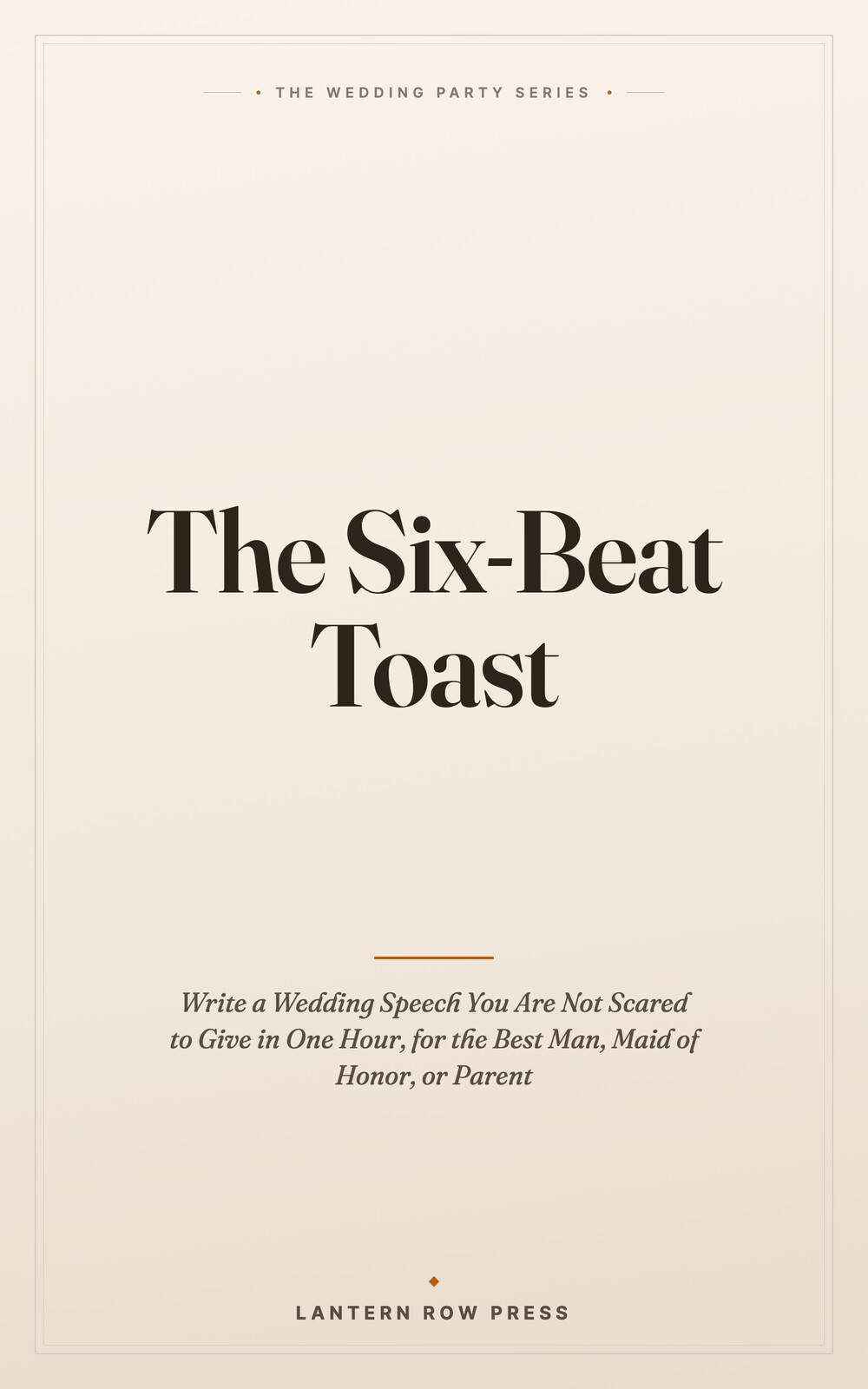 Cover of The Six-Beat Toast by Lantern Row Press